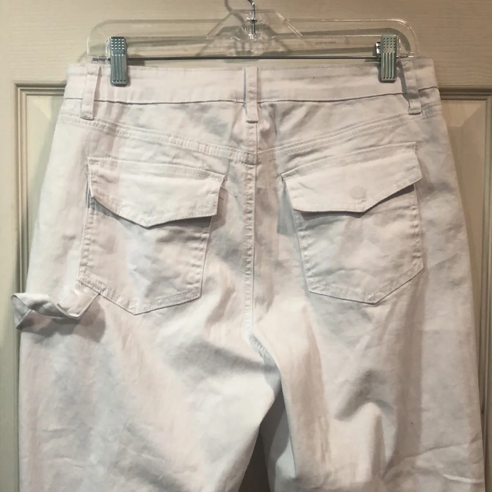YMI White Cargo Joggers, size 13/31 - Picture 12 of 14